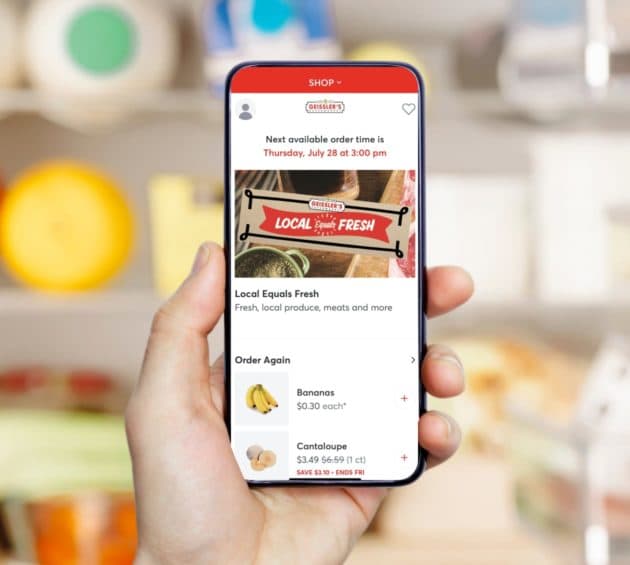 Grocery Store with Online Ordering, Pick-up and Delivery